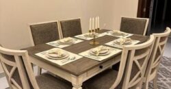 A beautifully furnished 4-bedroom apartment available for SAR 20,000 per month, located in a prestigious and upscale neighborhood.