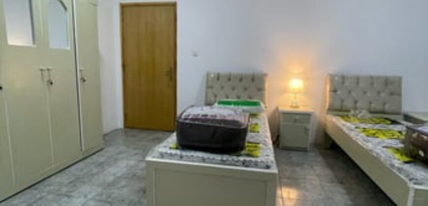 SAR 2450/year, 2 BR, Fully Furnished Family Flat 2BHK – New