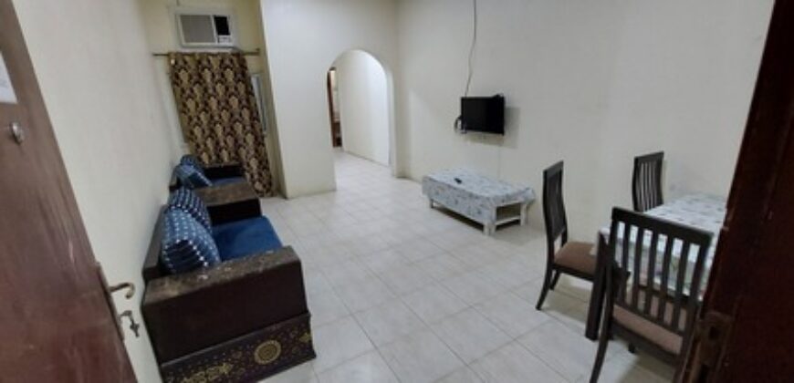 Furnished 2 BHK Family Flat Near Khonaini Hospital Jubail