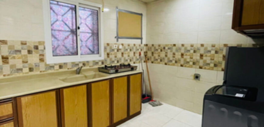 Furnished 2BHK Family Apartment Ground Floor Jubail – For Rent