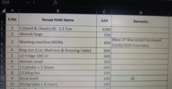 2BHK Flat for Rent in Jubail with Furniture – SAR 15,000/Year