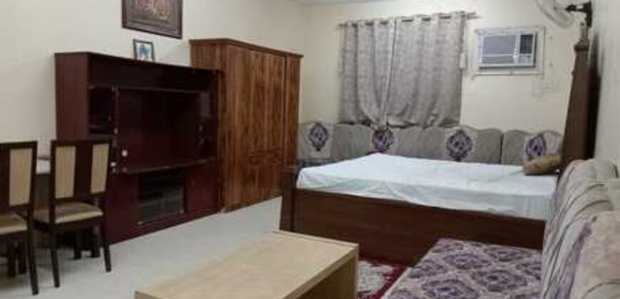 SAR 1800/month Furnished 1 BR Room For Rent (small Family)