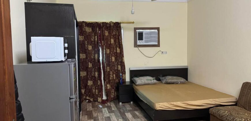 Fully Furnished Single Room for Rent in Riyadh – Near Marriott Hotel