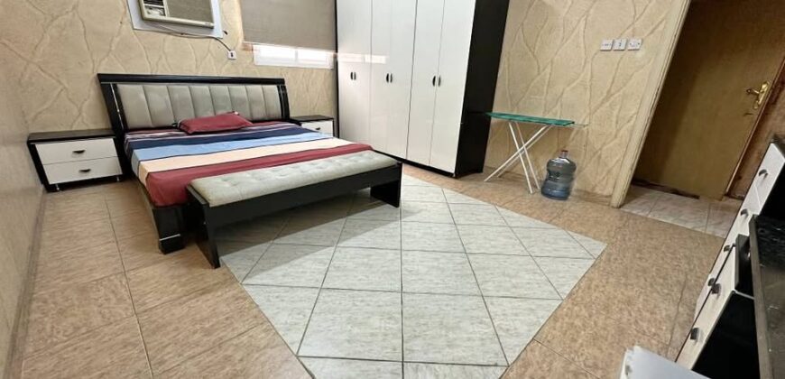 Furnished Room for Rent in Exit 10, King Abdullah Road – SAR 1,250/Month