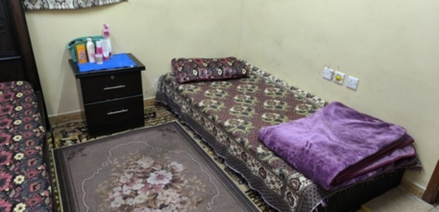 Bed Space for Rent in 2BHK Flat in Jubail – SAR 500/Month