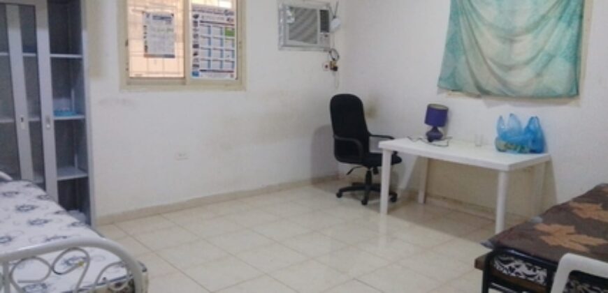 Single Room Available in 2BHK Apartment for Rent in Jubail – SAR 1,200/Month