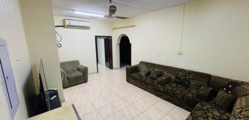 Fully Furnished 2BHK Family Flat for Rent in Jubail – SAR 2,100/Month